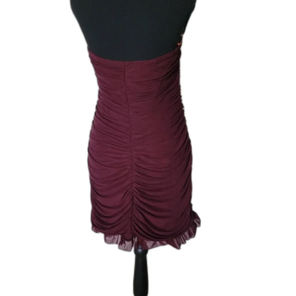 NWOT Wild-fable Women's Burgundy and Red Dress Size M